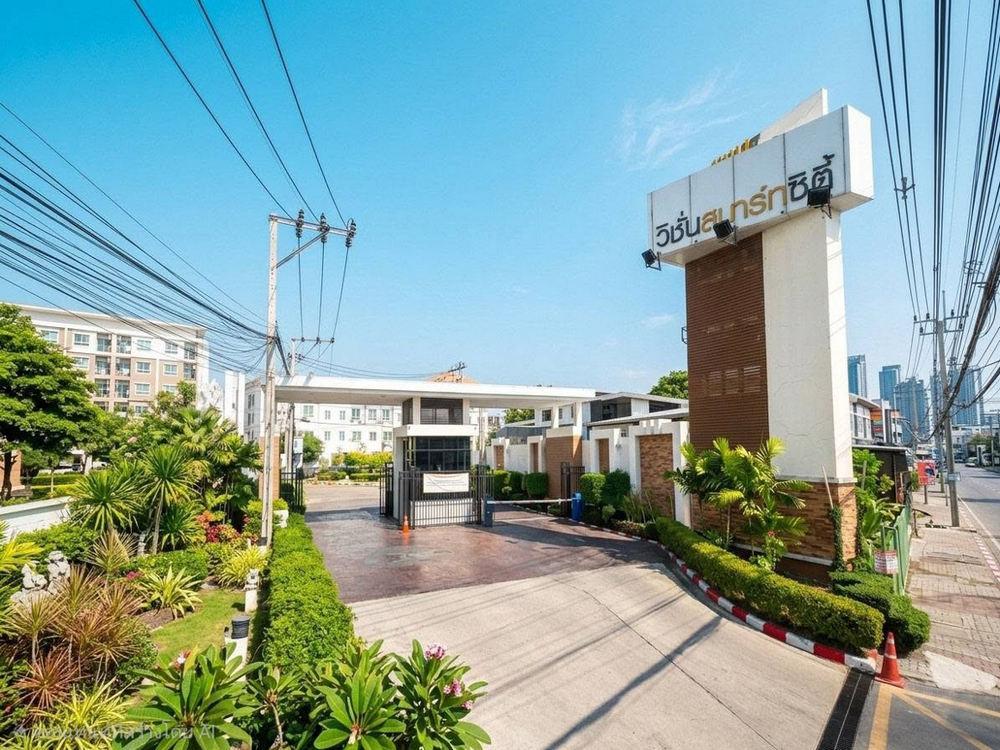 รูป Call : 082-229-9541 วิชั่นสมาร์ทซิตี้ พระราม 5 แยกติวานนท์ ขายทาวน์โฮม 3 ชั้น 24.3 ตร.วา ติดถนนเมน 3 ห้องนอน 3 ห้องน้ำ จอดรถ 2 คัน ใกล้ MRT ติวานนท์ - รูปที่ 11/13