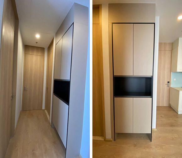 picture Call : 097-926-4469 Condo Noble BE19 Size 2 Beds 2 Baths 19 floor, with private garden, Fully furnished - 5/14