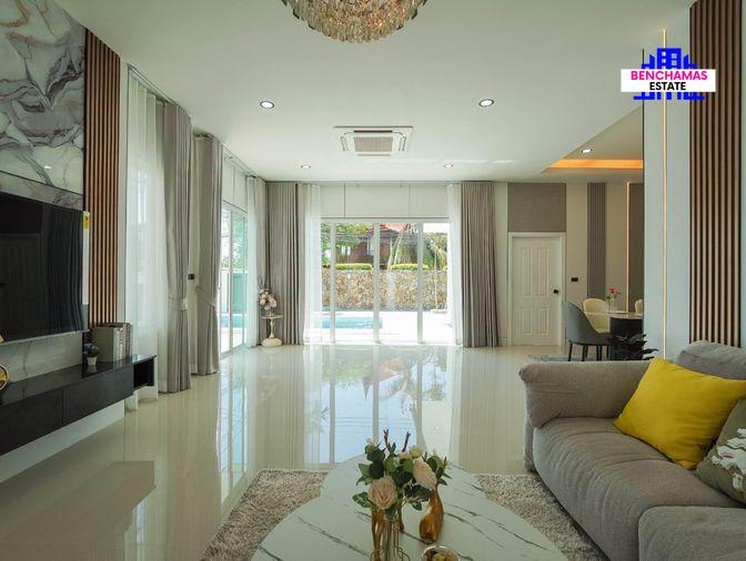 รูป 🔥 ขาย บ้านเดี่ยวหลังมุม พร้อมสระว่ายน้ำ หมู่บ้านการ์เด้นวิว 2 Garden View 2 - รูปที่ 27/29