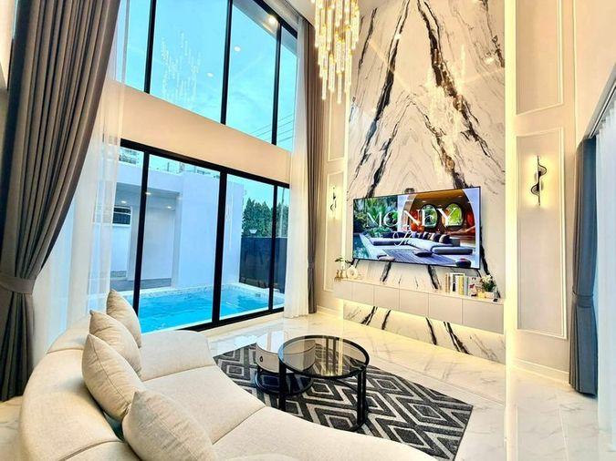 รูป Luxury Pool Villa พัทยา สร้างใหม่ ใกล้ทะเลดงตาล สวยหรู มีสระส่วนตัว - รูปที่ 2/16