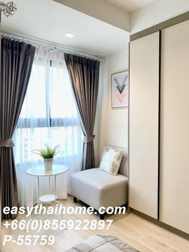รูป P-55759 ให้เช่า (ไอดีโอ สาทร-วงเวียนใหญ่)  | เฟอร์นิเจอร์ครบ | ใกล้ BTS วงเวียนใหญ่ | พร้อมเข้าอยู่ 📞 Line ID: @easythaihome | 085-592-2897 - รูปที่ 12/17