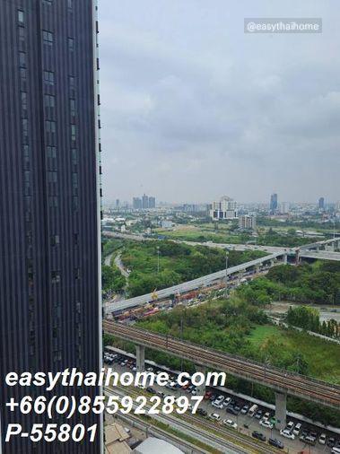 รูป P-55801 ให้เช่า (ริชพาร์ค @ ทริปเปิ้ล สเตชั่น) | วิวเมือง ใกล้ Airport Rail Link หัวหมาก | พร้อมเข้าอยู่ 📞 Line ID: @easythaihome | 085-592-2897 - รูปที่ 6/15