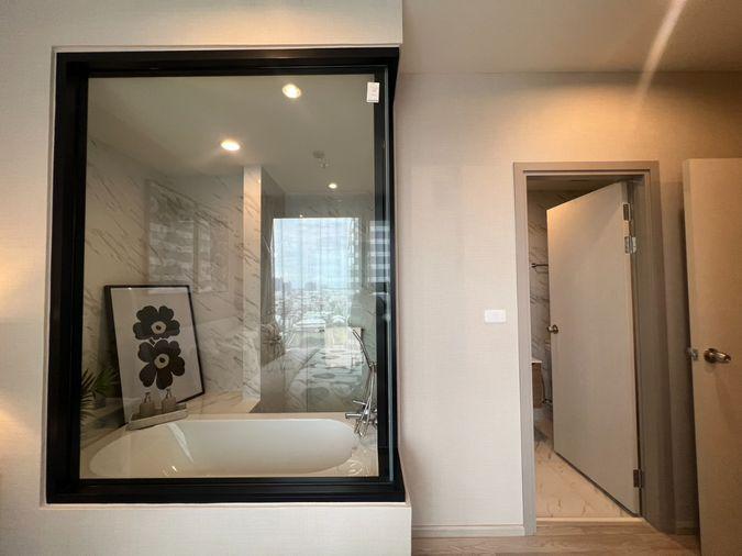 รูป Ideo Mobi Sukhumvit Eastpoint พร้อมอยู่แบบไม่ต้องแต่งเพิ่ม ฟรีเฟอร์นิเจอร์	 - รูปที่ 8/12