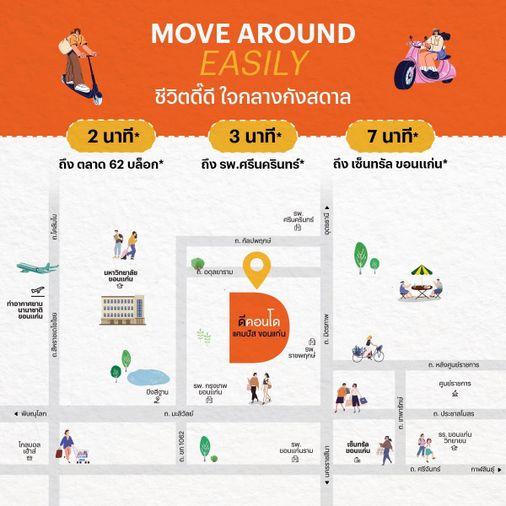 picture 2-Bedroom Condo Near Khon Kaen University 🏢✨ - 1/9