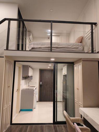 รูป PFD-08923 ให้เช่าคอนโด ไนท์บริดจ์ สเปซ พระราม 9 (KnightsBridge Space Rama 9) ห้อง Duplex แต่งครบพร้อมอยู่ ใกล้ MRT พระราม 9 เพียง 300 เมตร 🏙️ ✨ - รูปที่ 5/10