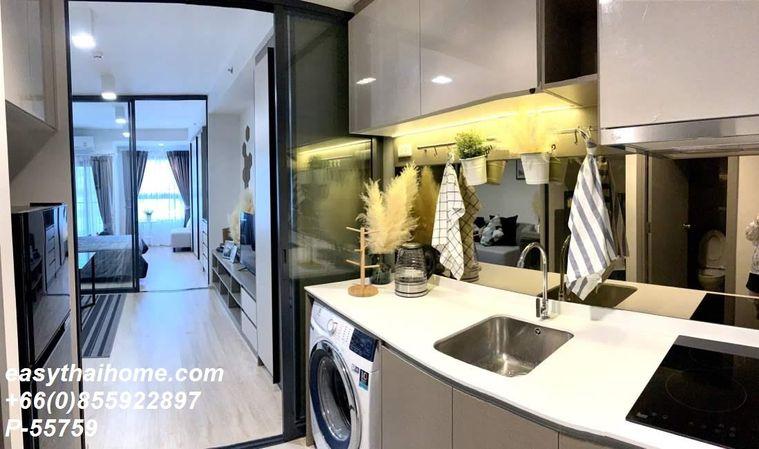 รูป P-55759 ให้เช่า (ไอดีโอ สาทร-วงเวียนใหญ่)  | เฟอร์นิเจอร์ครบ | ใกล้ BTS วงเวียนใหญ่ | พร้อมเข้าอยู่ 📞 Line ID: @easythaihome | 085-592-2897 - รูปที่ 11/17