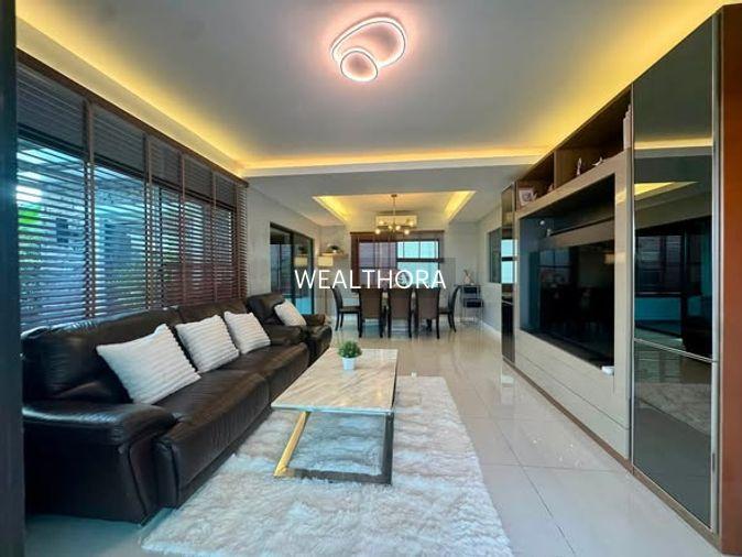 รูป บ้านเดี่ยวติดเมกะบางนา 4ห้องนอนถูกที่สุดในซอยบางแก้ว บ้านพร้อมเข้าอยู่ สไตล์cozy luxury สนามหญ้ากว้าง ไม้ใหญ่ร่มรื่น - รูปที่ 12/13