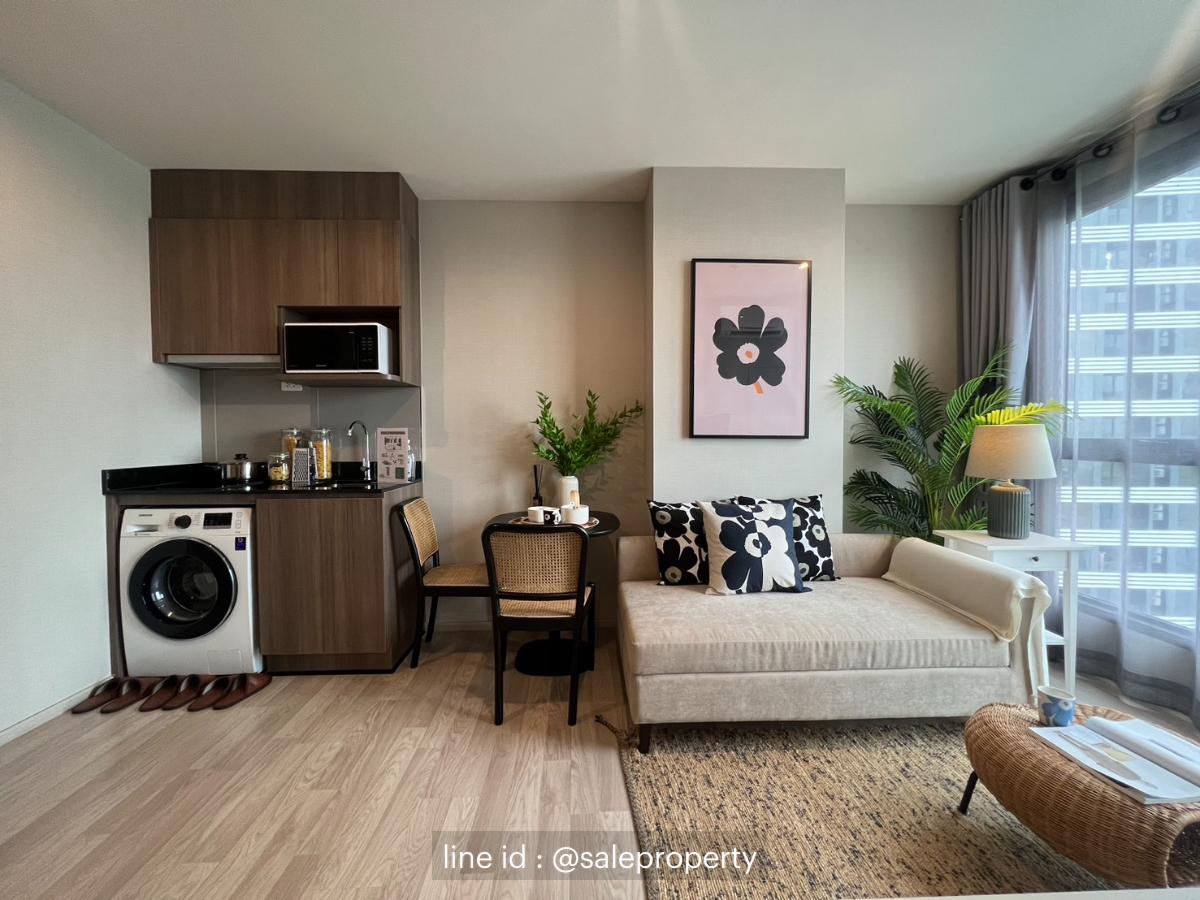 รูป Ideo Mobi Sukhumvit Eastpoint พร้อมอยู่แบบไม่ต้องแต่งเพิ่ม ฟรีเฟอร์นิเจอร์ - รูปที่ 1/12