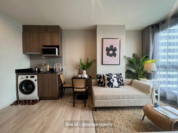 รูป Ideo Mobi Sukhumvit Eastpoint พร้อมอยู่แบบไม่ต้องแต่งเพิ่ม ฟรีเฟอร์นิเจอร์ - รูปที่ 1/12
