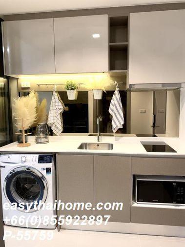 รูป P-55759 ให้เช่า (ไอดีโอ สาทร-วงเวียนใหญ่)  | เฟอร์นิเจอร์ครบ | ใกล้ BTS วงเวียนใหญ่ | พร้อมเข้าอยู่ 📞 Line ID: @easythaihome | 085-592-2897 - รูปที่ 10/17