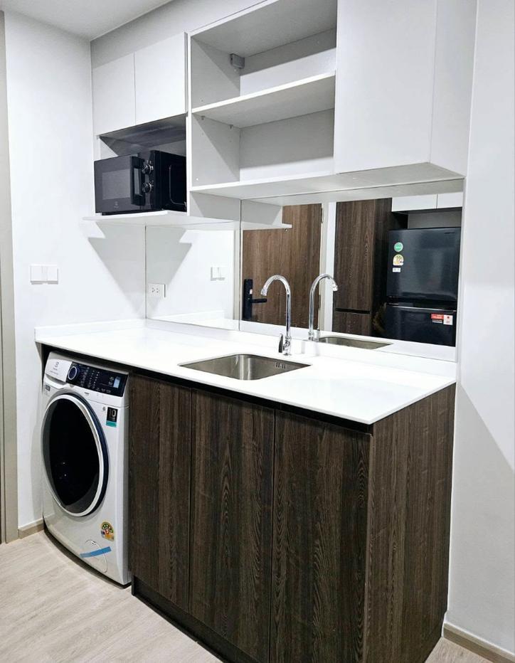 รูป AS2274 ให้เช่าคอนโด Nue Cross คูคต​ สเตชั่น ห้องสวย พร้อมเครื่องใช้ไฟฟ้า เฟอร์นิเจอร์ครบ - รูปที่ 4/8
