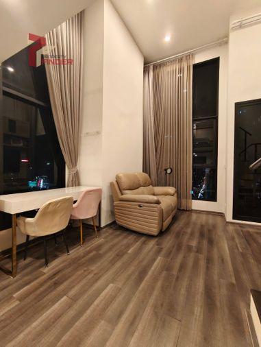รูป PFD-08923 ให้เช่าคอนโด ไนท์บริดจ์ สเปซ พระราม 9 (KnightsBridge Space Rama 9) ห้อง Duplex แต่งครบพร้อมอยู่ ใกล้ MRT พระราม 9 เพียง 300 เมตร 🏙️ ✨ - รูปที่ 1/10