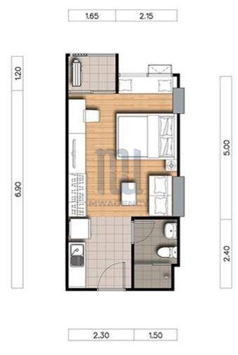 รูป ห้องอัพเดต🦊HunterCondo🦊💥ศุภาลัย เวอเรนด้า พระราม 9 - รูปที่ 8/8