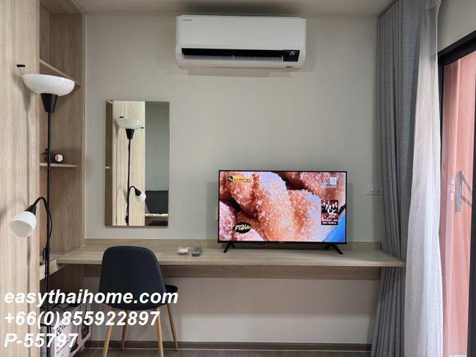 รูป P-55797 ให้เช่า THE MUVE Bangna | ห้องสตูดิโอ เฟอร์นิเจอร์ครบ | ใกล้ MRT ศรีเอี่ยม | พร้อมเข้าอยู่ 📞 Line ID: @easythaihome | 085-592-2897 - รูปที่ 2/11