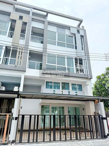 รูป HK0381♛♚ทาวน์โฮม 3 ห้องนอน ให้เช่า𝓼ขาย⚝ลาดพร้าว♜MRT ลาดพร้าว 71∞099-5919653,065-9423251▚Line@sureresidence - รูปที่ 1/23