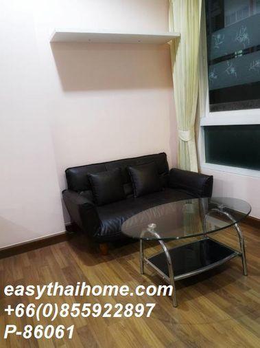 รูป P-86061 ห้องสวย! พีจี พระราม 9 วิวเมือง, ใกล้ MRT, เพียง 2.5 ล้าน! | Line Id: @easythaihome | 085-592-2897 - รูปที่ 2/6