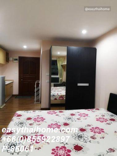 รูป P-86061 ห้องสวย! พีจี พระราม 9 วิวเมือง, ใกล้ MRT, เพียง 2.5 ล้าน! | Line Id: @easythaihome | 085-592-2897 - รูปที่ 4/6