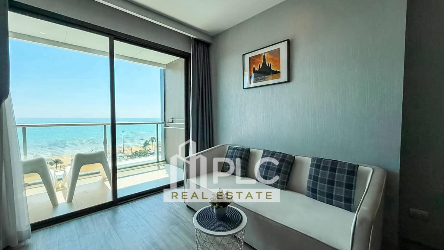 รูป 1 Bedroom Beachfront Condo for Sale AERAS Beachfront Jomtien - รูปที่ 2/12