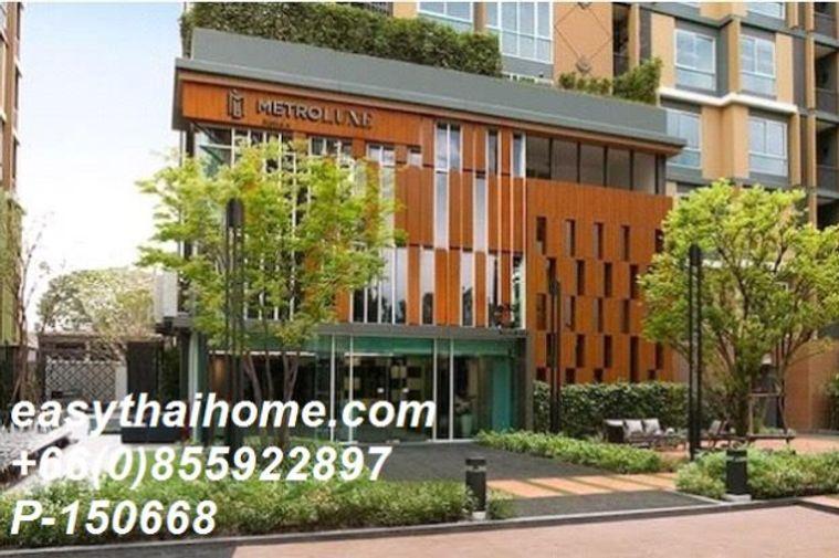 รูป P-150668 ให้เช่า เมโทรลักซ์ พระราม 4| 1 ห้องนอน 1 ห้องน้ำ | วิวโครงการ | เฟอร์นิเจอร์ครบ | พร้อมเข้าอยู่ 📞 Line ID: @easythaihome | 085-592-2897 - รูปที่ 3/13