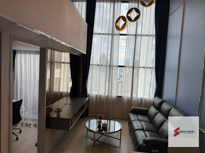 รูป RS7334 ขาย Knightsbridge Prime Sathorn คอนโด Duplex บนชั้นสูงในทำเลศักยภาพใจกลางสาทร–สีลม ใกล้ BTS ช่องนนทรี - รูปที่ 1/17