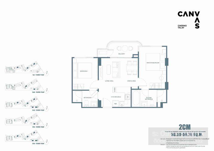 รูป 🔥 Hot Deal! ขาย CANVAS Cherngtalay | 2 ห้องนอน 2 ห้องน้ำ - รูปที่ 2/7