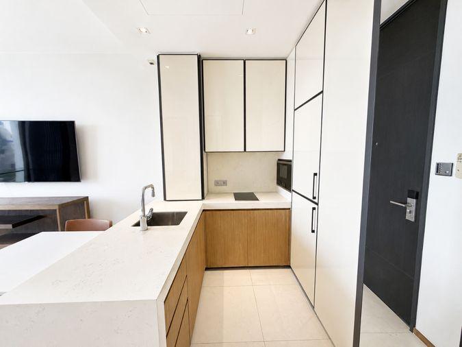 รูป 1ห้องนอน 58ตร.ม. คอนโดหรูใจกลางทองหล่อ ราคาดีที่สุดในตึก 49,000บาท - รูปที่ 6/13