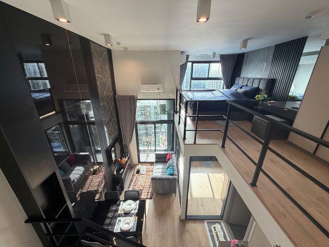 picture Luxury duplex 2Bedroom in Rama 9 with soaring ceilings & natural light. - 3/10