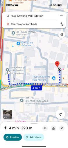 รูป 🎈 #OL2306_491 🎈💥ด่วน💥ว่าง30ก.ย 69 รีบคลิก ก่อนหลุดมือ‼️ 𝗙𝗼𝗿 𝗥𝗲𝗻𝘁1️⃣5️⃣ k.🔥ใกล้ MRT ห้วยขวางคอนโด เดอะ เทมโป รัชดา  - รูปที่ 10/10