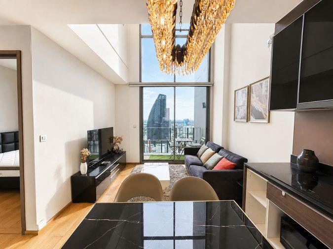 picture Keyne by Sansiri, Luxury Duplex 2-Bedroom 2-Bathroom with 82sqm 59.9K! - 2/20