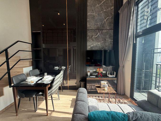 picture Luxury duplex 2Bedroom in Rama 9 with soaring ceilings & natural light. - 1/10