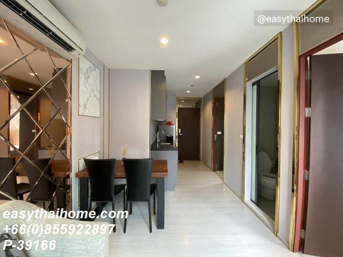 รูป P-39166 ให้เช่า ริทึ่ม อโศก | วิวเมือง | เฟอร์นิเจอร์ครบ | ใกล้ MRT พระราม 9 | พร้อมเข้าอยู่ 📞 Line ID: @easythaihome | 085-592-2897 - รูปที่ 5/14