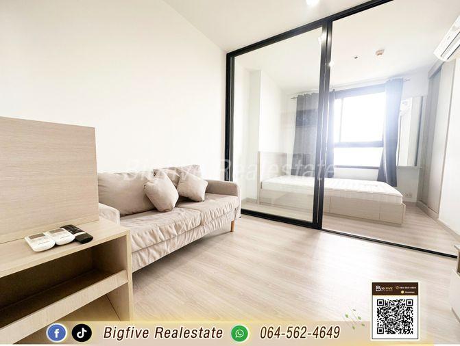 รูป    A69-082   ให้เช่าคอนโด สกายไลน์ รัตนาธิเบศร์ Skyline Rattanathibet พร้อมเข้าอยู่ เครื่องใช้ไฟฟ้าเฟอร์นิเจอร์ครบ - รูปที่ 3/10