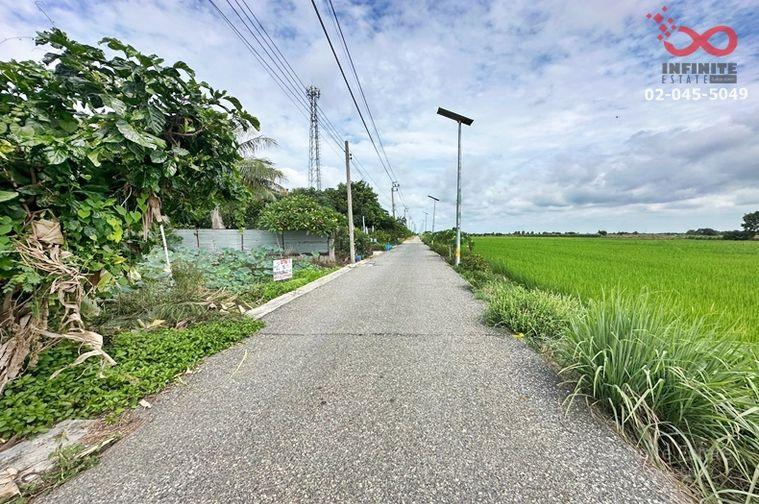 รูป ขายที่ดิน 96 ตร.ว. ถนนเทพราช-ลาดกระบัง ใกล้สนามบินสุวรรณภูมิ มอร์เตอร์เวย์ บางบ่อ สมุทรปราการ - รูปที่ 1/7