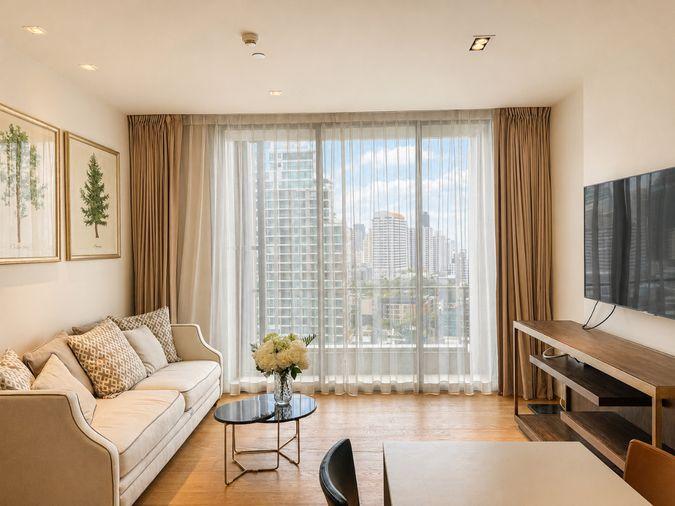 รูป 1ห้องนอน 58ตร.ม. คอนโดหรูใจกลางทองหล่อ ราคาดีที่สุดในตึก 49,000บาท - รูปที่ 1/13