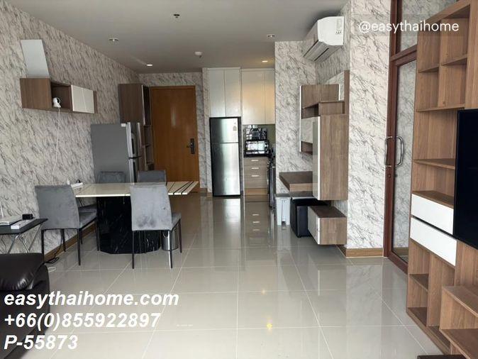 รูป P-55873 ให้เช่า เซอร์เคิล คอนโดมิเนียม | 2 ห้องนอน 2 ห้องน้ำ | วิวเมือง | เฟอร์นิเจอร์ครบ | พร้อมเข้าอยู่ 📞 Line ID: @easythaihome | 085-592-2897 - รูปที่ 3/8