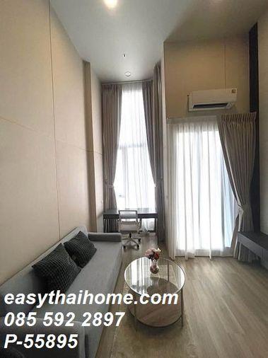 รูป P-55895 🔥 ให้เช่าคอนโด Culture Thonglor (ห้อง Duplex สวยใกล้ BTS ทองหล่อ) Line ID: @easythaihome 085-592-2897 - รูปที่ 5/5
