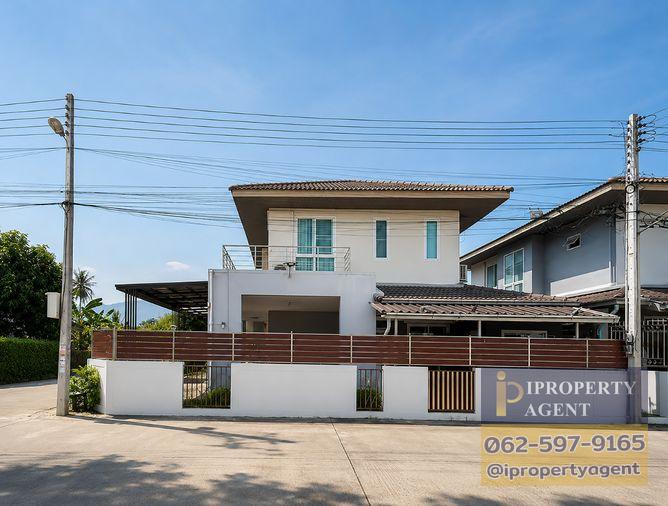 รูป ขายบ้านเดี่ยว 2 ชั้น บ้านบึง ชลบุรี หมู่บ้านบูรพาเมาท์เท่น หลังมุม มีสระว่ายน้ำส่วนตัว - รูปที่ 2/40