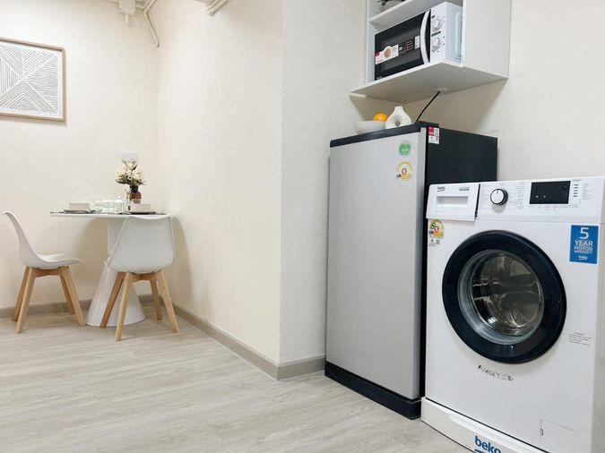 รูป ME2500463 ขายคอนโดห้องใหญ่ Bangna Place ห้องสวยพร้อมอยู่ เฟอร์ครบ 1.29 ล้าน ฟรีโอน - รูปที่ 8/10