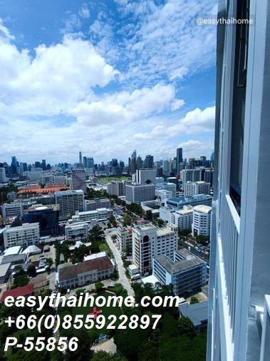 รูป P-55856 ให้เช่า คัลเจอร์ จุฬา | ห้อง Duplex | วิวเมือง | เฟอร์นิเจอร์ครบ | ชั้นสูง | พร้อมเข้าอยู่ 📞 Line ID: @easythaihome | 085-592-2897 - รูปที่ 5/11