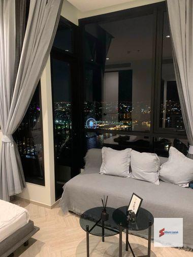 รูป RS7355 ให้เช่า Chapter Charoennakhon Riverside สัมผัสการใช้ชีวิตริมแม่น้ำเจ้าพระยาในบรรยากาศเรียบหรู มี Shuttle Van ฟรีไป BTS กรุงธนบุรี - รูปที่ 11/17