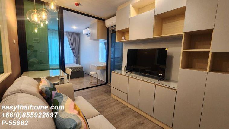 รูป P-55862 ให้เช่า รีเจ้นท์โฮม บางนา  | วิวเมือง | เฟอร์นิเจอร์ครบ | ชั้นสูง | ใกล้ BTS บางนา | พร้อมเข้าอยู่ 📞 Line ID: @easythaihome | 085-592-2897 - รูปที่ 4/10