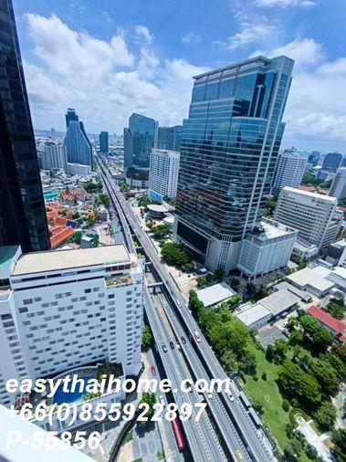 รูป P-55856 ให้เช่า คัลเจอร์ จุฬา | ห้อง Duplex | วิวเมือง | เฟอร์นิเจอร์ครบ | ชั้นสูง | พร้อมเข้าอยู่ 📞 Line ID: @easythaihome | 085-592-2897 - รูปที่ 4/11