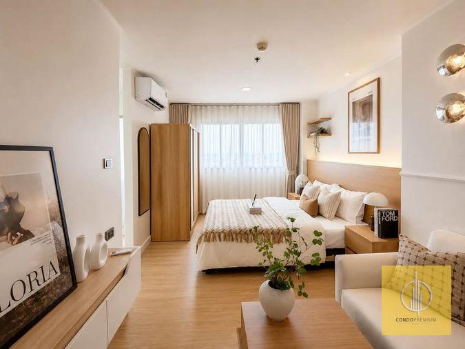 picture SC0499💛中国客户,请加微信。(在联系方式的旁边) 🅵🅾🆁 🆂🅰🅻🅴 Lumpini Condo Town Raminthra - Nawamin 🅻🅸🅽🅴 ❤️💜@condopremium💜❤️⬛🟨 📞 065 695 3645🟨⬛ - 3/4