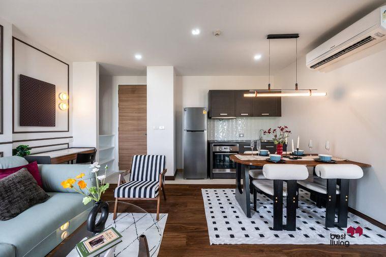 picture Apple Condo Sukhumvit Bearing Spacious 53.3 Sq.m. Corner Unit - 4/49