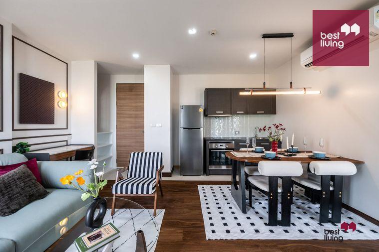 picture Apple Condo Sukhumvit Bearing Spacious 53.3 Sq.m. Corner Unit - 4/49