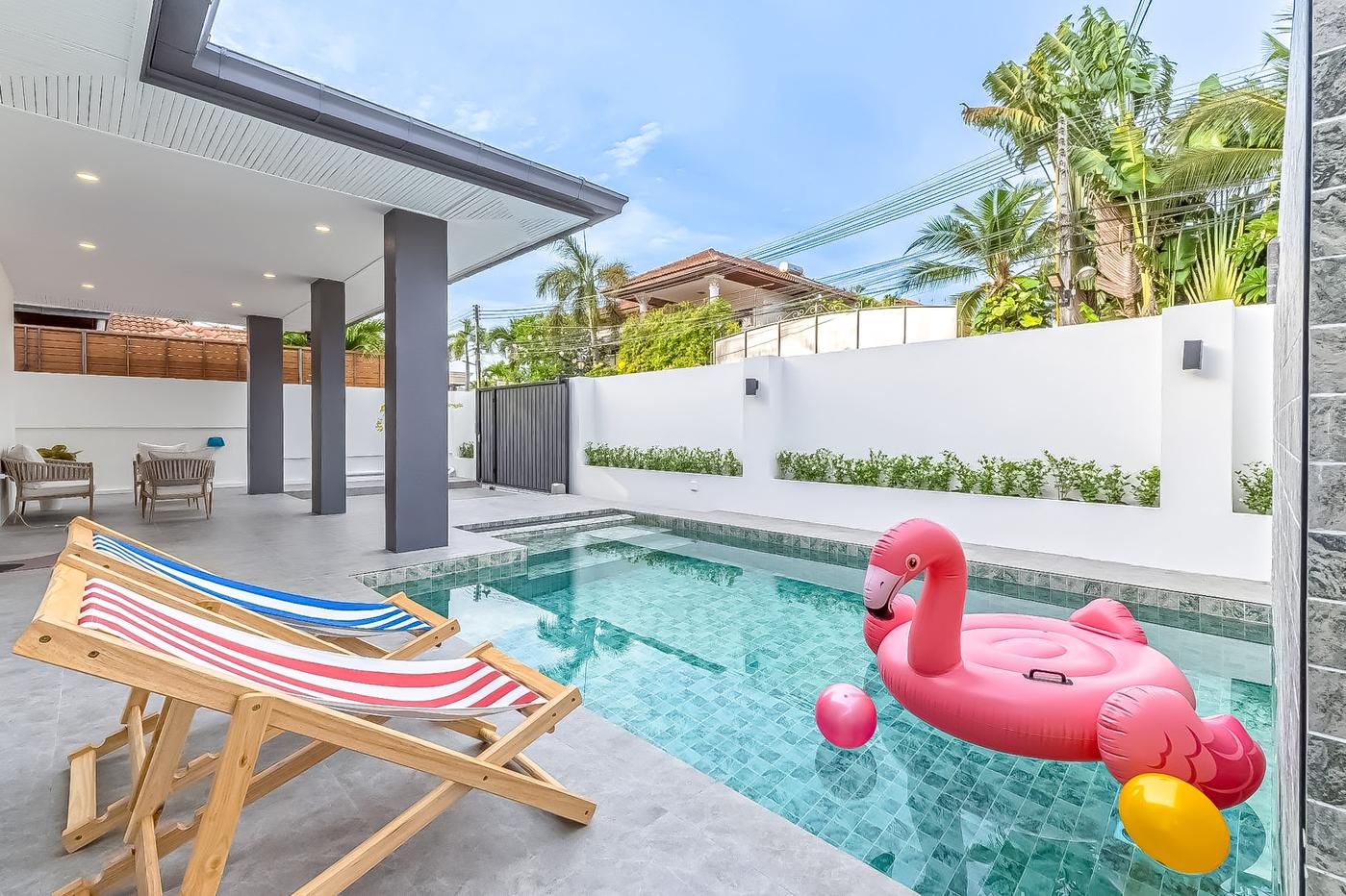 รูป Private Pool Villa for Rent Huay Yai East Pattaya 4 Bedroom - รูปที่ 6/7