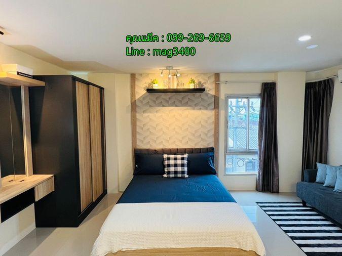 รูป Call : 099-269-6659 ขายคอนโด อัสสกาญจน์ ซิตี้ รามคำแหง ติดรถไฟฟ้าสีส้ม เคหะรามคำแหง ขนาด 23.5 ตารางเมตร ห้องมุม ชั้น3 ตกแต่งครบ - รูปที่ 2/13