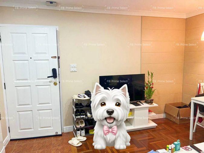 รูป Big Pet-Friendly Condo for Rent BTS Phrom Phong/BTS Thonglor/Rooftop grass zone for pooping/Balcony/Near Maestro 39 - รูปที่ 3/9