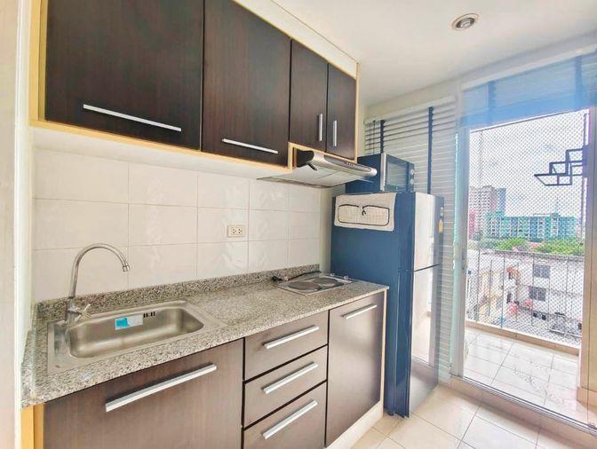picture 🟪🟦🟩🟨🟧 Condo for rent, Zenith Place Huai Khwang // 🚇Near MRT Huai Khwang (separate enclosed kitchen) 🛎️🛎️ | Line@: @assetspro - 6/7