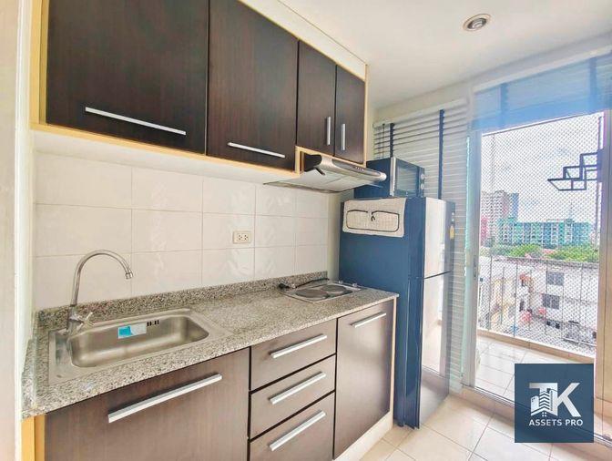 picture 🟪🟦🟩🟨🟧 Condo for rent, Zenith Place Huai Khwang // 🚇Near MRT Huai Khwang (separate enclosed kitchen) 🛎️🛎️ | Line@: @assetspro - 6/7